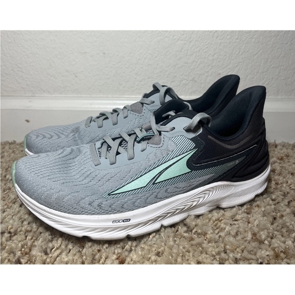 Altra Womens (Size 8) Torin 6 Running Walking Shoes Sneakers Gray Blue - Picture 4 of 11